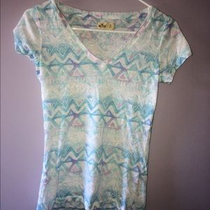 Hollister V neck T shirt