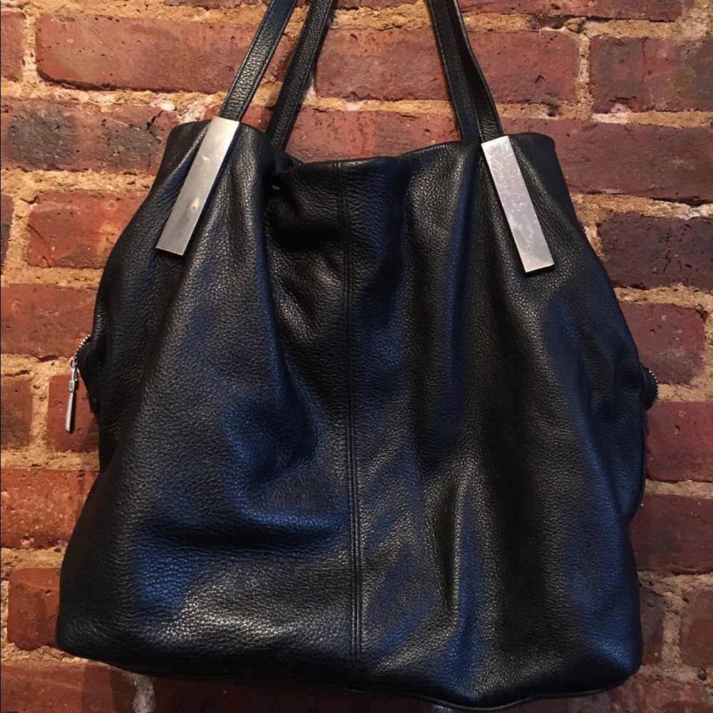 Vince Camuto Leather Tote with Compartments