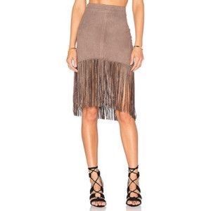Bishop & Young fringe skirt