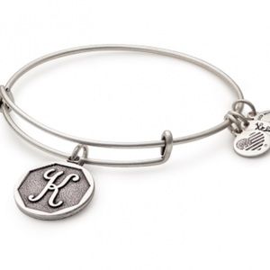 Alex and Ani initial K bangle