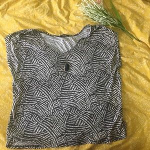 Boho Gray Patterned T