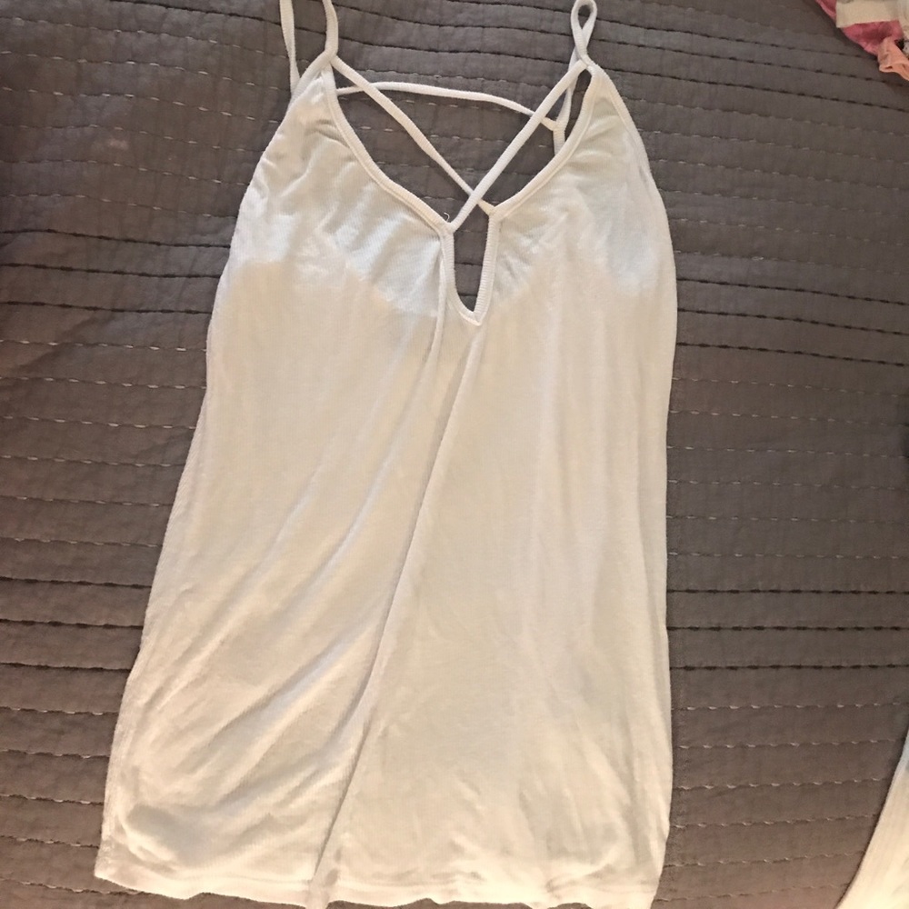 Nasty gal ribbed cross tank