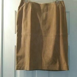 Real Suede skirt