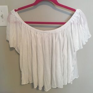 White Off The Shoulder Top
