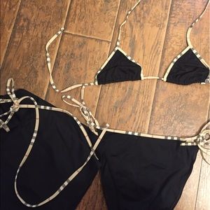 Burberry swimsuit and skirt coverup