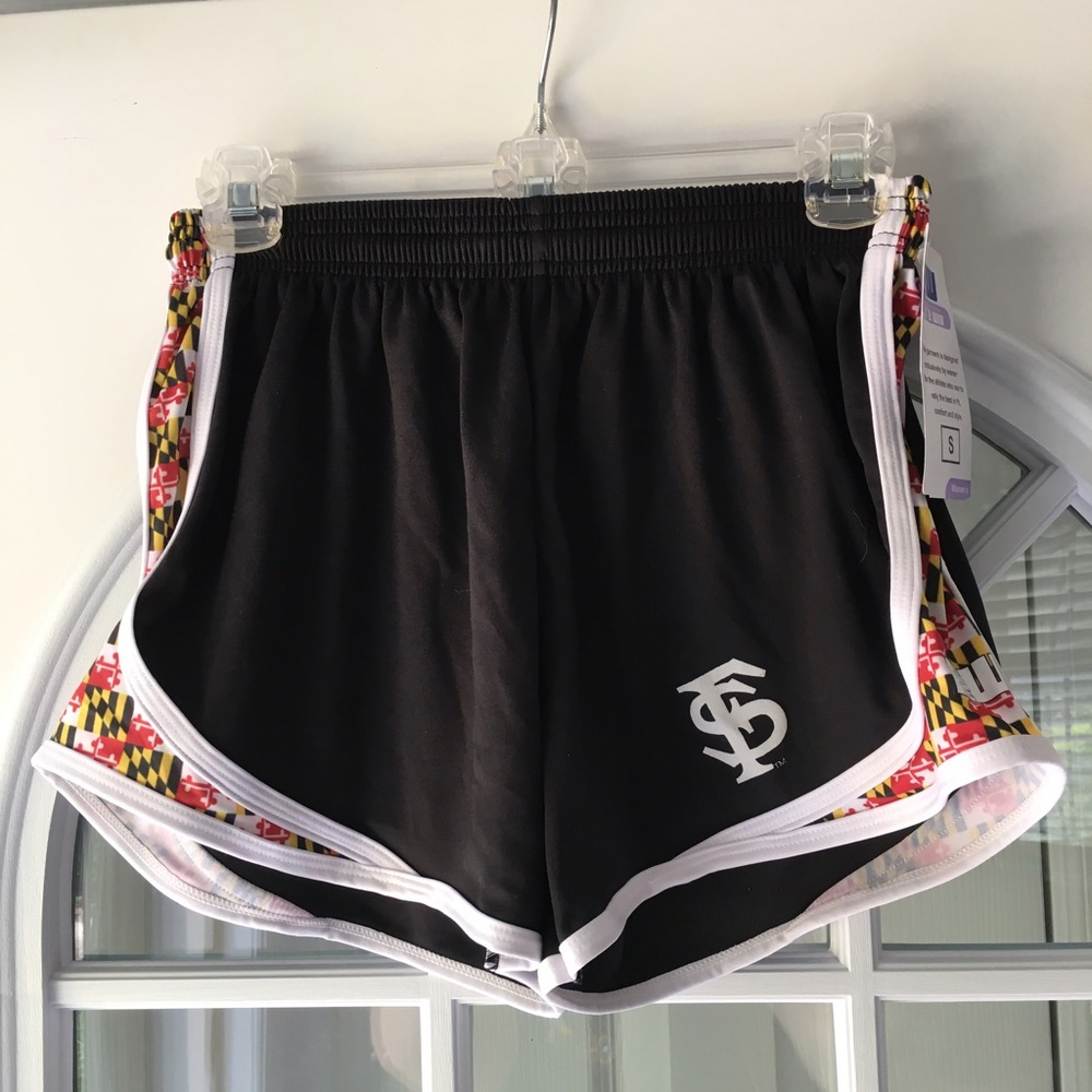 Workout shorts - Maryland print