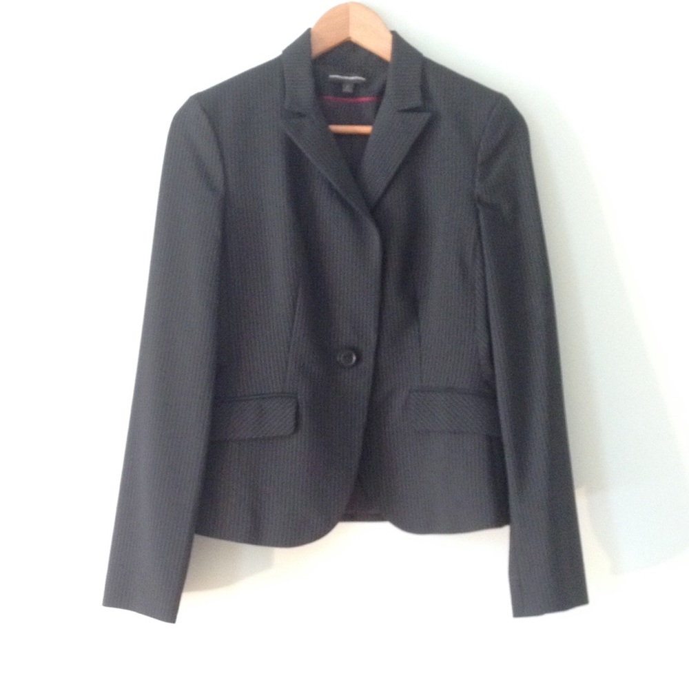 Express Black Pinstripe Blazer. NWOT.