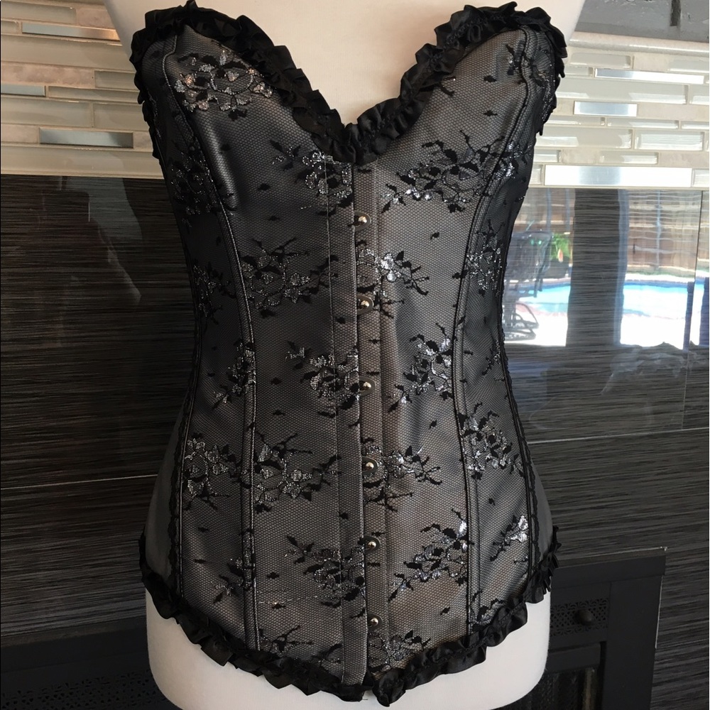 Stunning Silver Corset