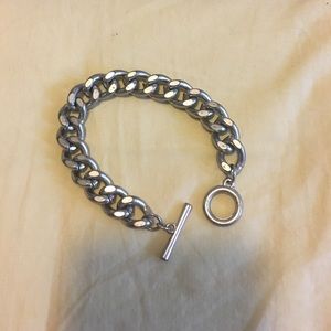 silver chain bracelet