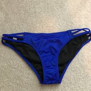 NWOT VS BLUE BATHING SUIT BOTTOMS SZ S