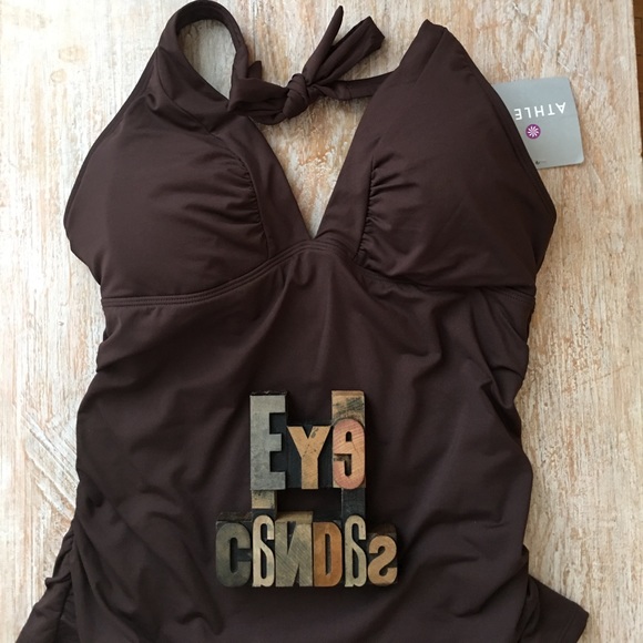 Athleta Other - Athleta 'Shirrendipity' Halter Tankini Top