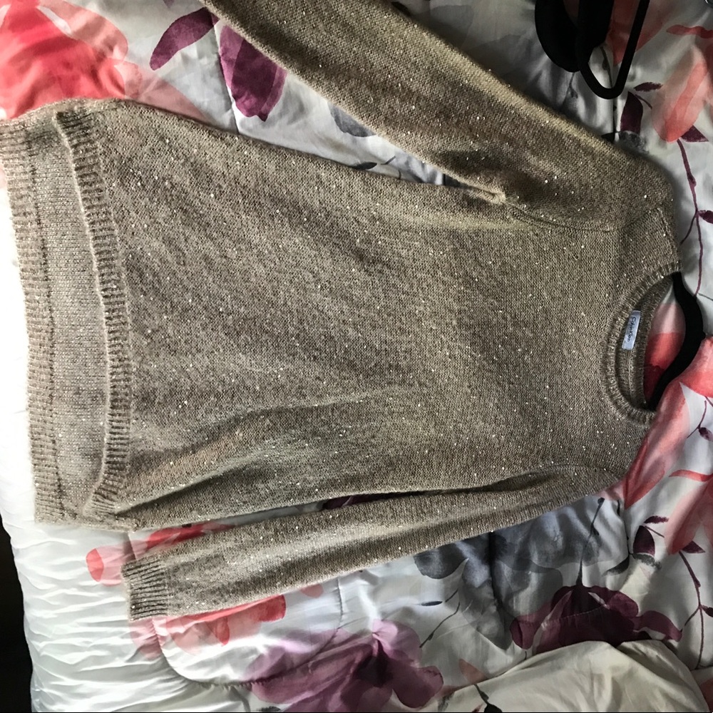 Gold Calvin Klein sweater