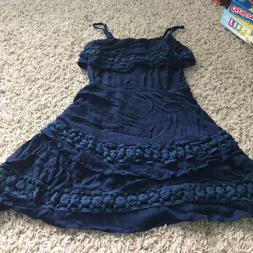 Blue dress