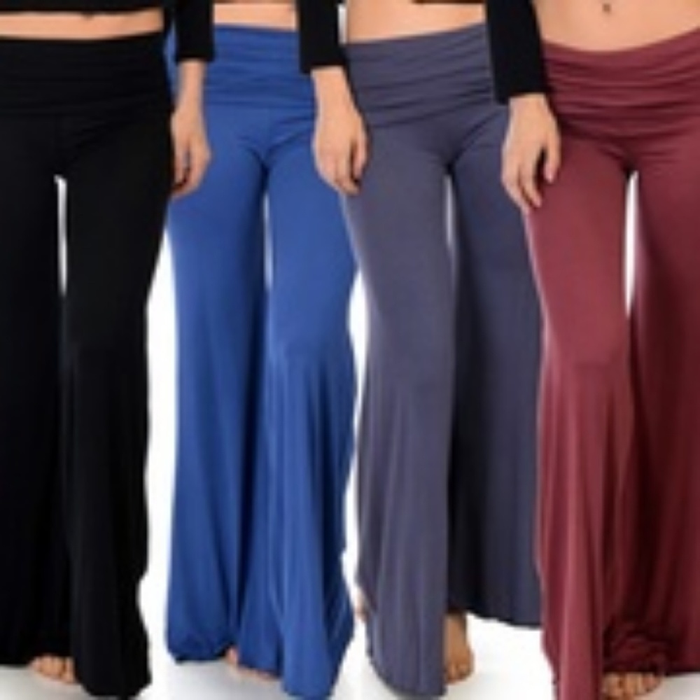 Grey Palazzo pants.