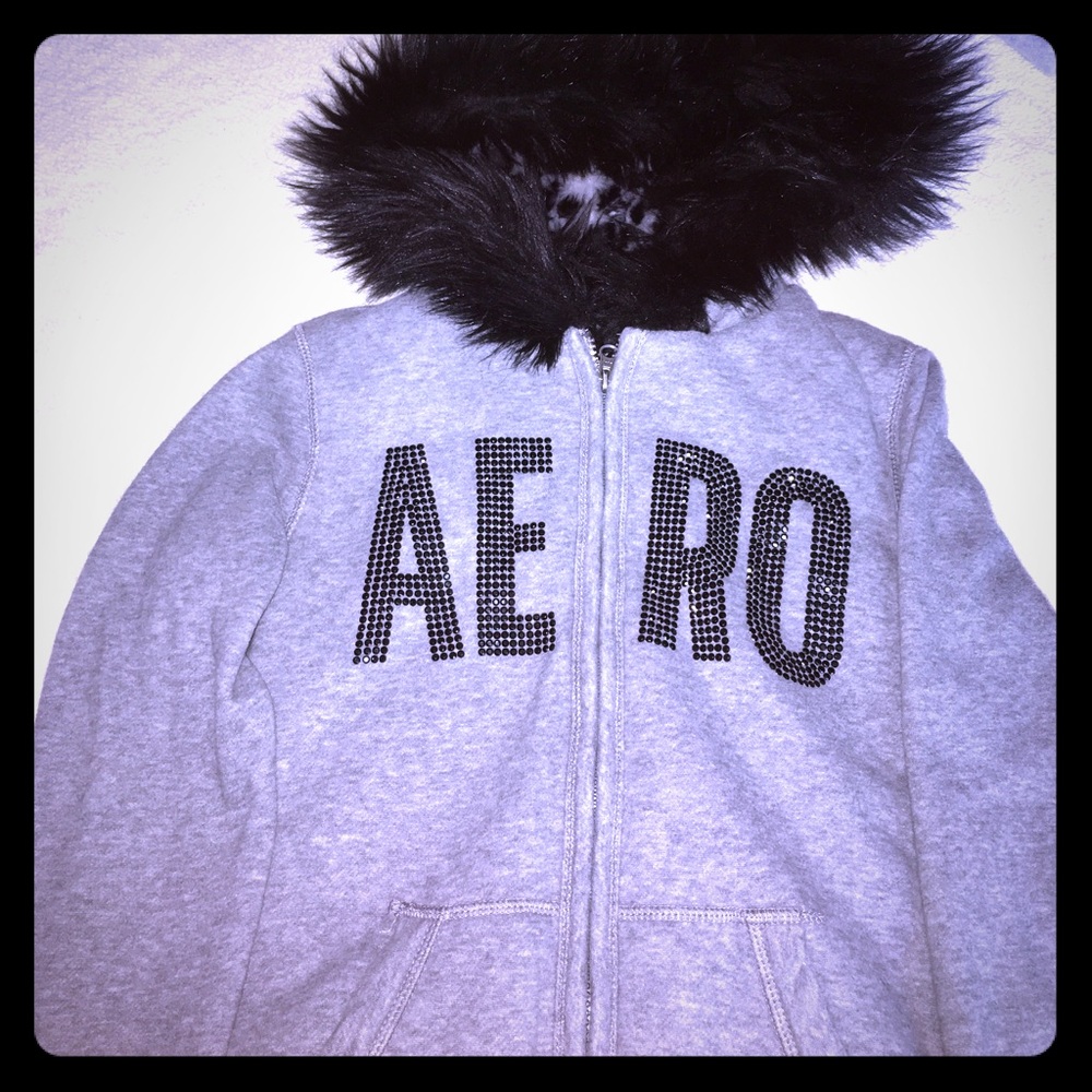 Aeropostale Leopard Hoodie