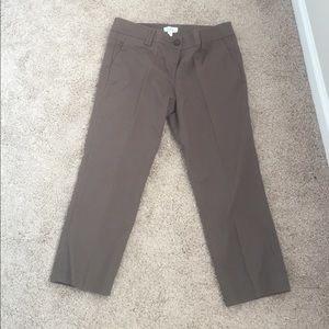 Brown Marisa straight leg pants from Loft