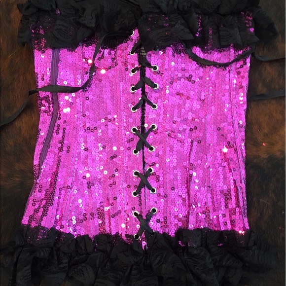 Sequin Glam Corset - Picture 2 of 3