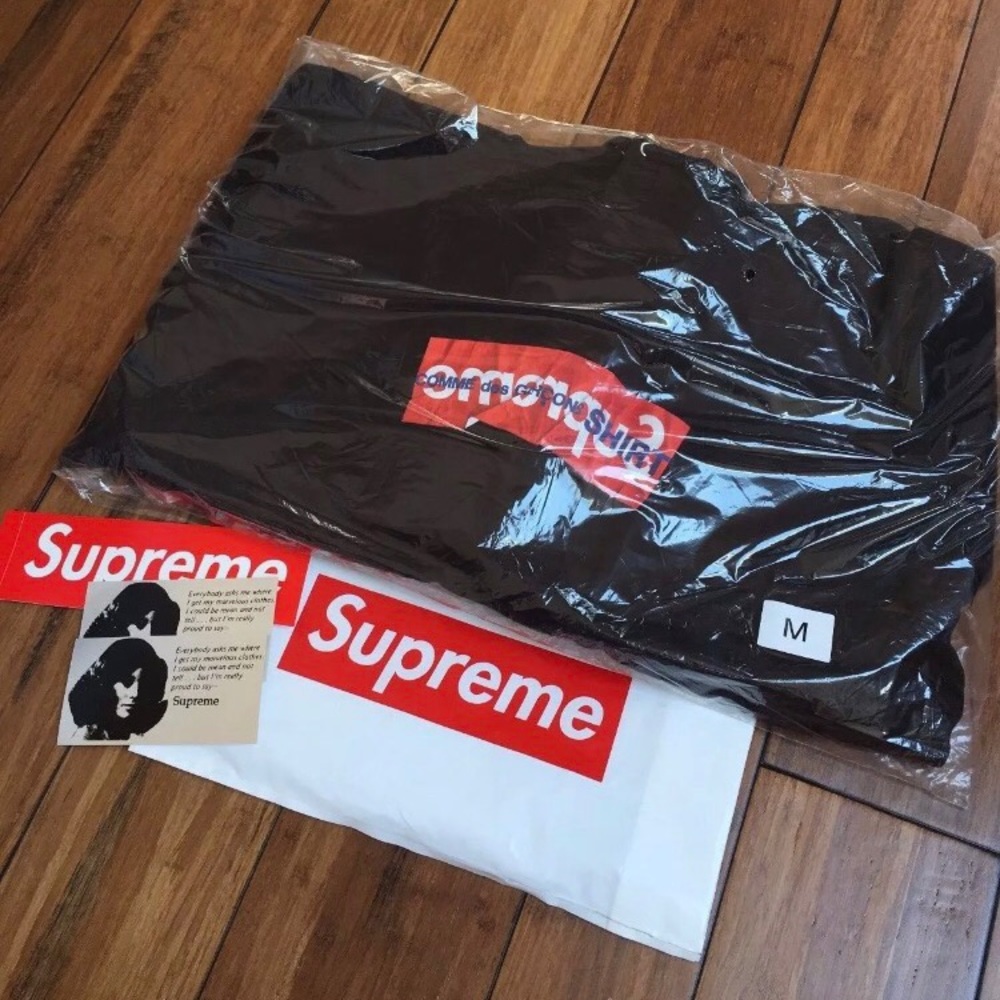 Supreme x Commes De Garçon Black Hoodie DS