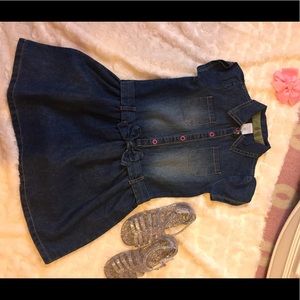 Girls jean dress
