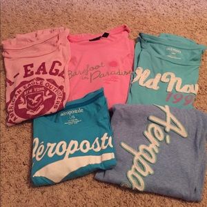 Lot American Eagle Aeropostale & Old Navy Large