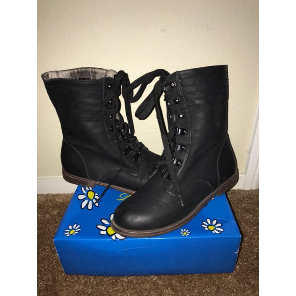 Black Combat Boots