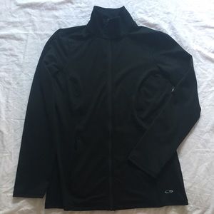 Black zip-up by Champion