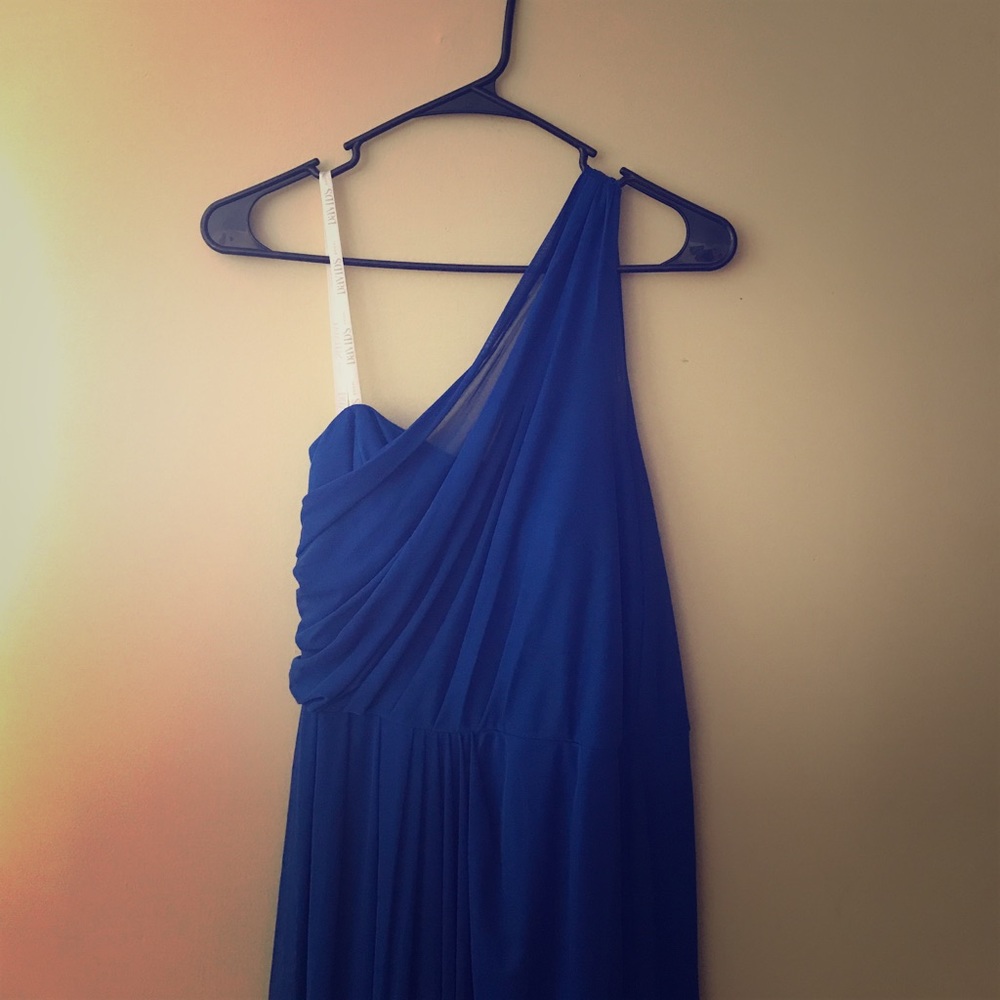David's Bridal Horizon Blue Floor Length Dress