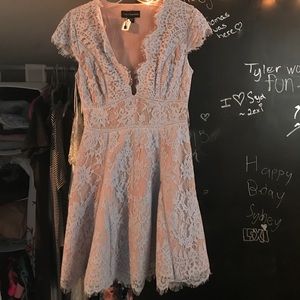 Blue Lace Dress