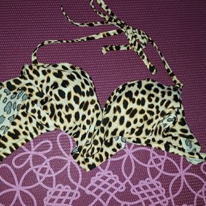 Victoria's Secret leopard print bathing suit top