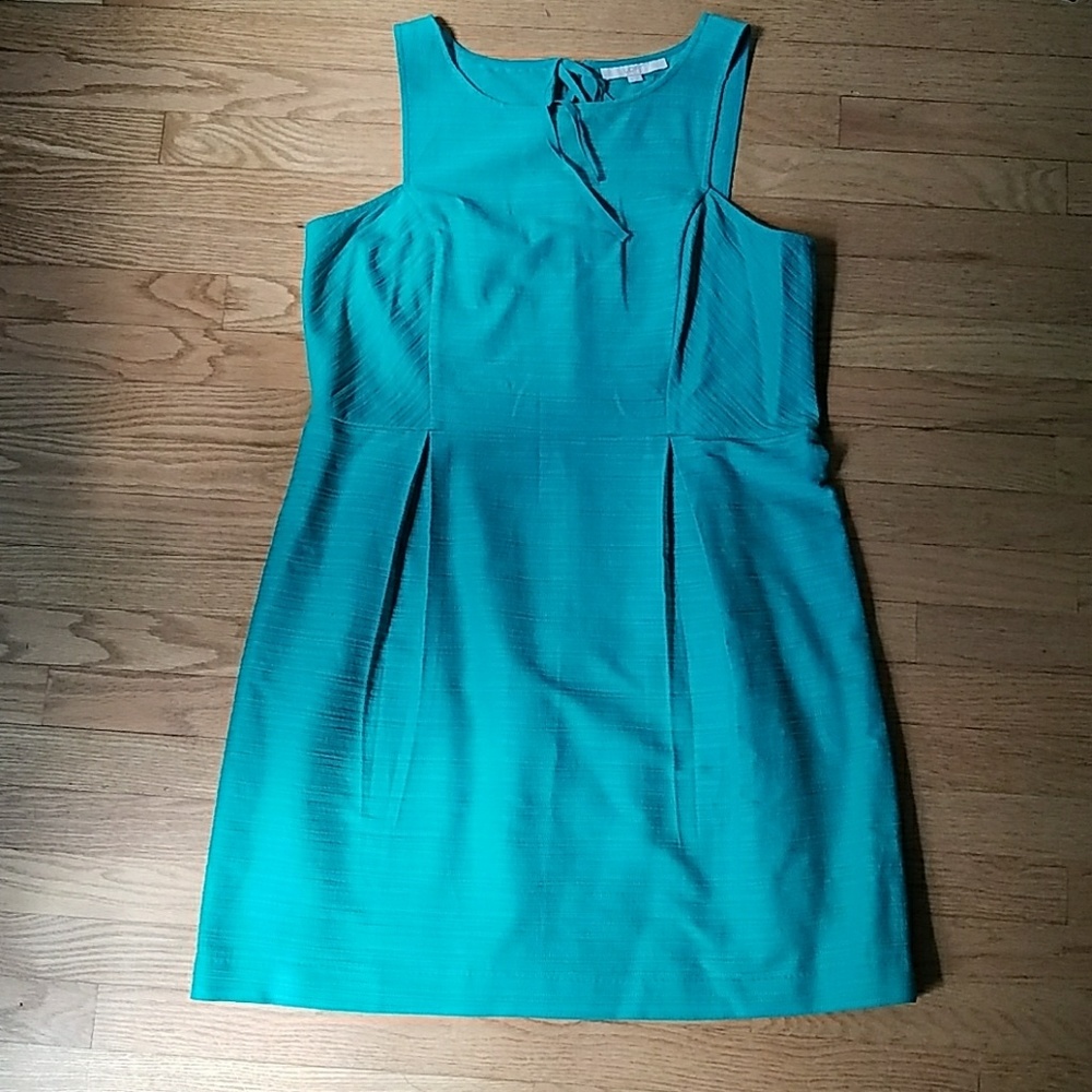 Kelly Green fabric LOFT dress