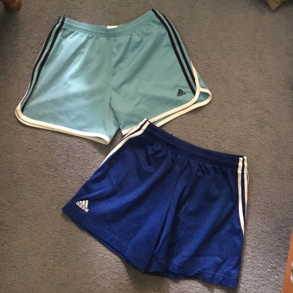 Blue adidas shorts bundle