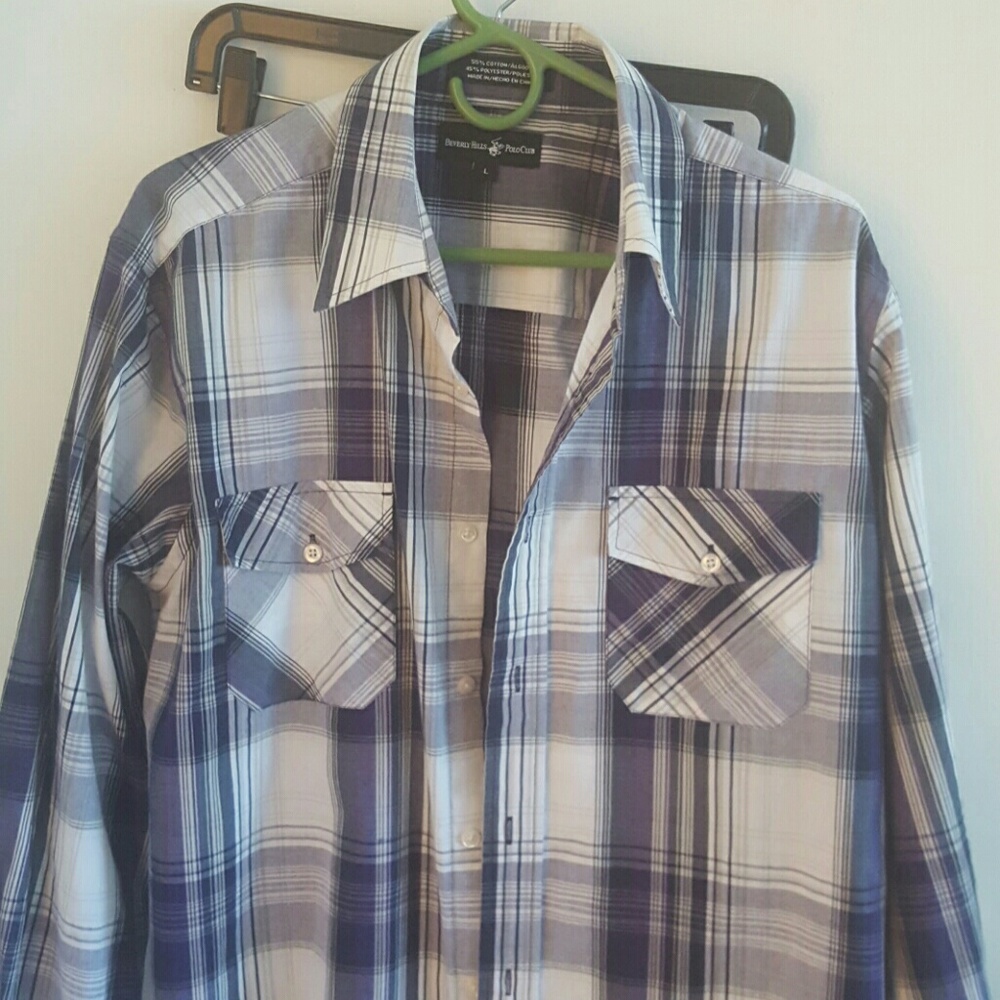 Long sleeve button Polo Shirt