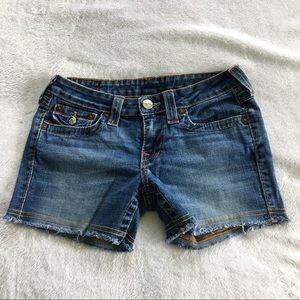 True Religion denim shorts