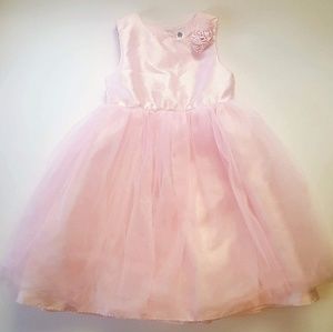 💲12 Girls Layered Tutu Formal Dress - Pink - 4T