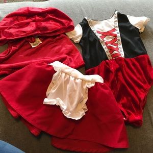 Baby little red riding hood costume