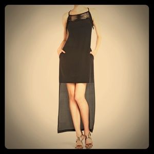 Bcbgmaxazria Tamsyn high low dress xxs