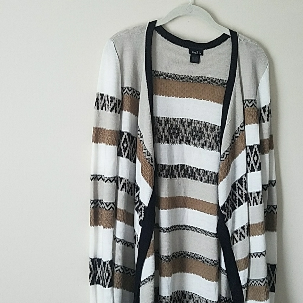 $Rue21 striped cardigan$