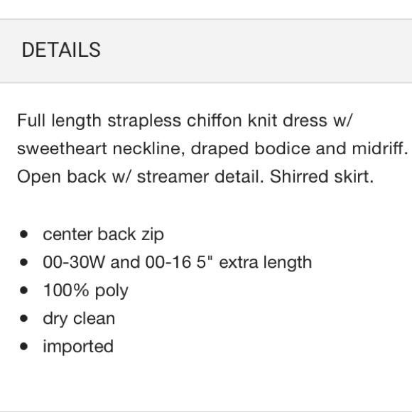 Alfred Sung Bridesmaid Dress // REDUCED⇩ - Picture 4 of 4