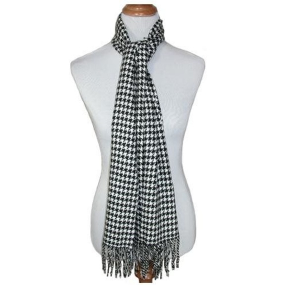 Cashwear Accessories - Cashwear Houndstooth Scarf