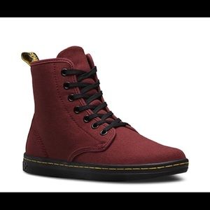 Dr. Martens "Shoreditch" Canvas High Top Boots
