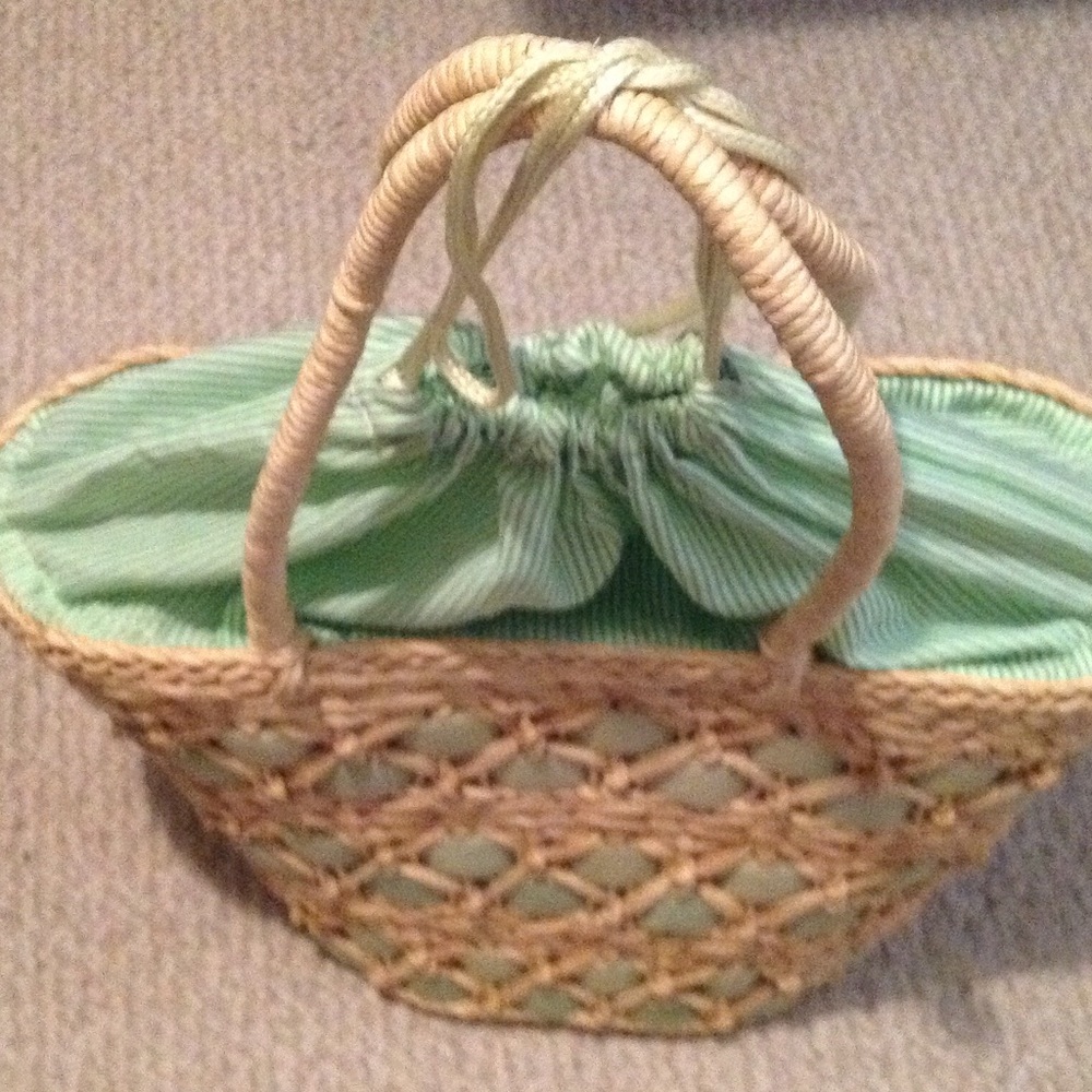 Large summer straw tote great for the beach