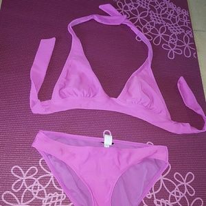 Old Navy Lavender Halter Bikini