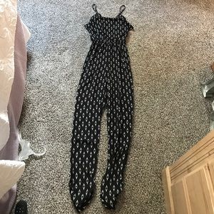 Black and white jumpsuit