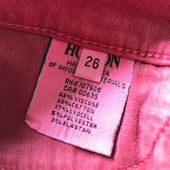 🇬🇧 HUDSON Nico Midrise Raw Hem Skinny Jeans - Picture 5 of 7