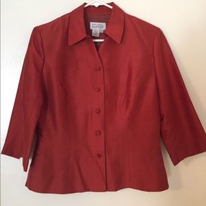 Adrianna Papell Silk Jacket Size 6