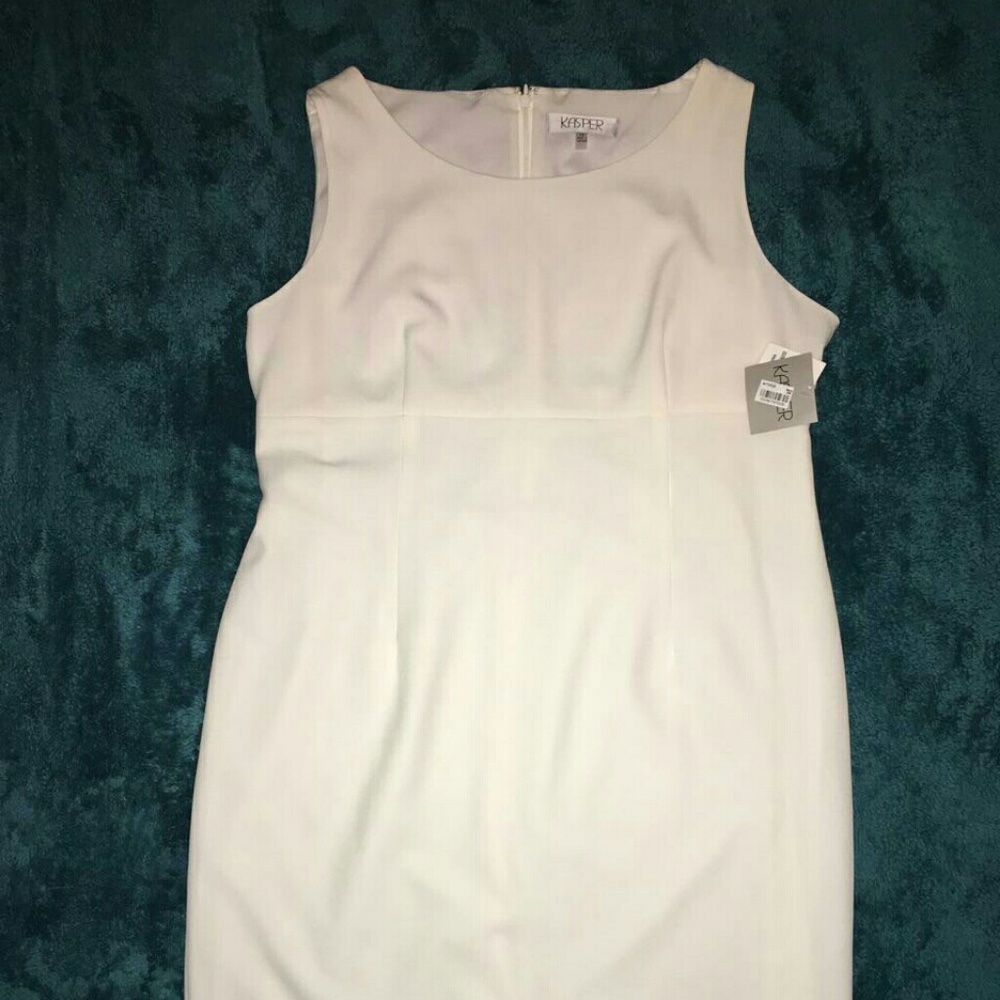 Kasper white dress