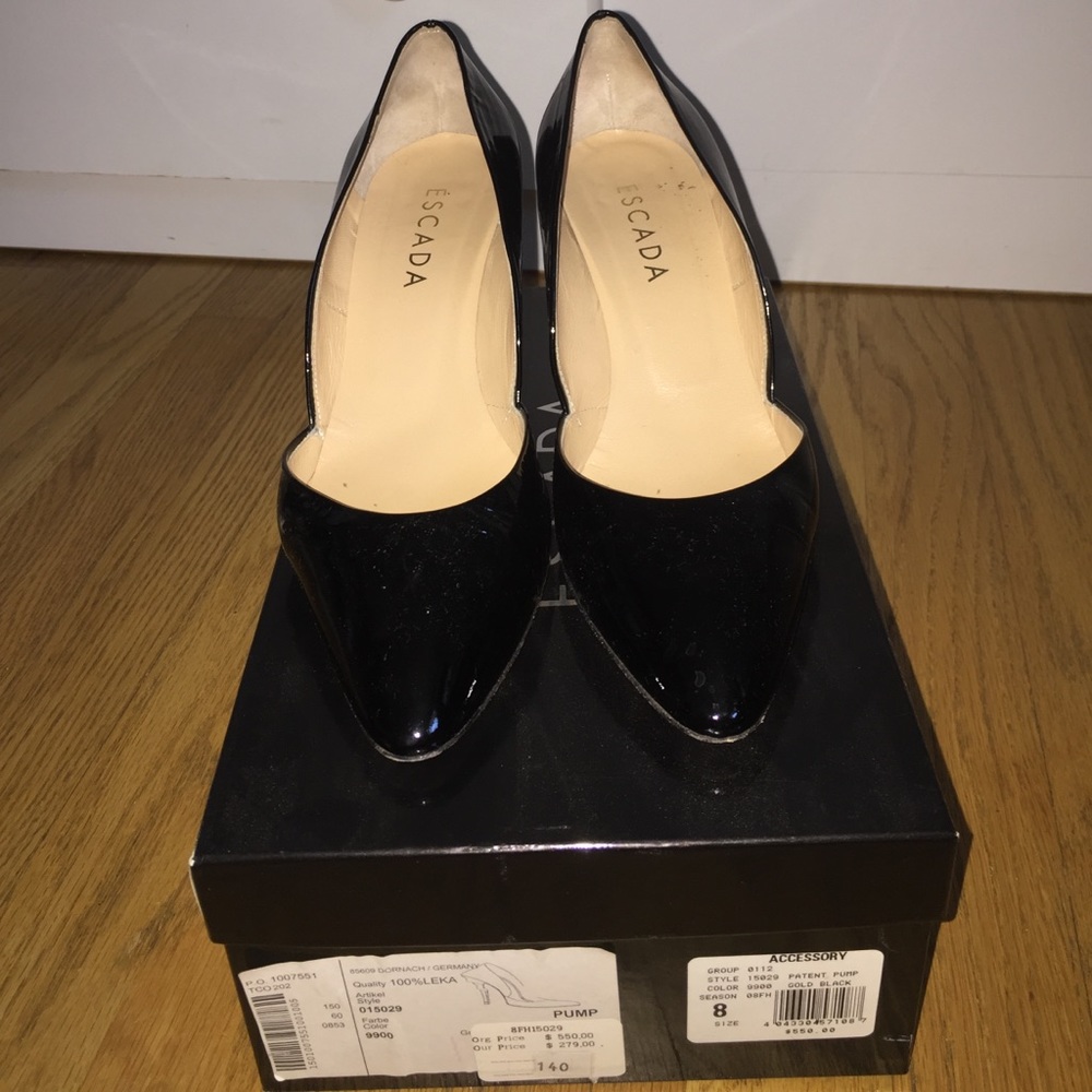 Black Escada Heels