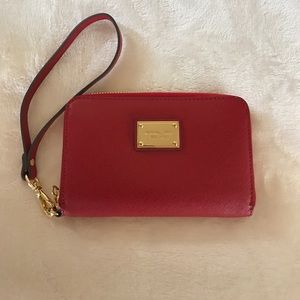 Michael Kors wristlet wallet.