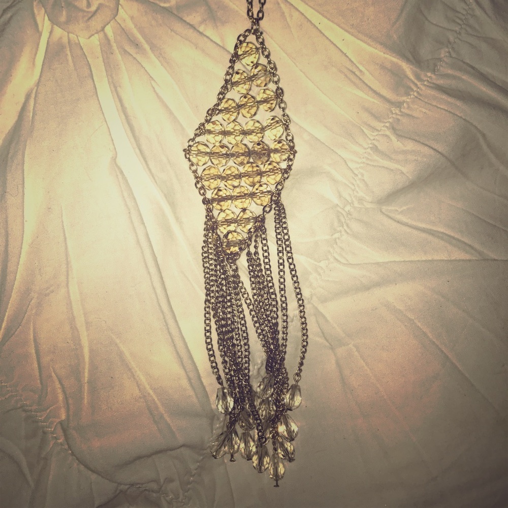 Beaded Buckle Necklace