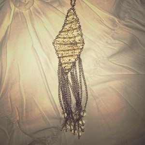 Beaded Buckle Necklace